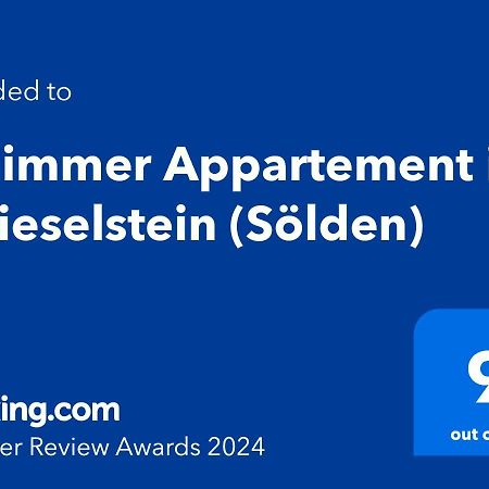 3-Zimmer Appartement In Zwieselstein Sölden Exteriör bild