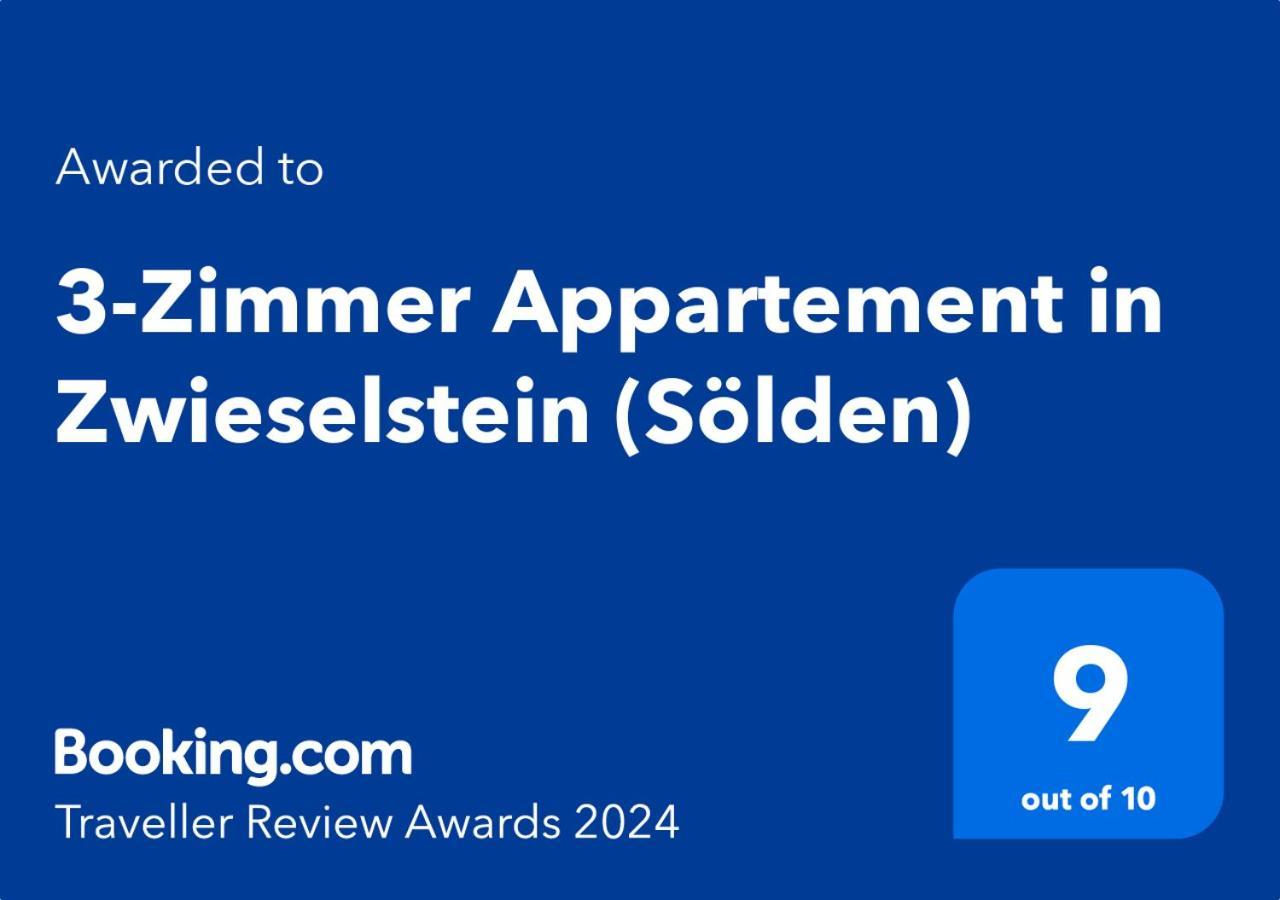 3-Zimmer Appartement In Zwieselstein Sölden Exteriör bild